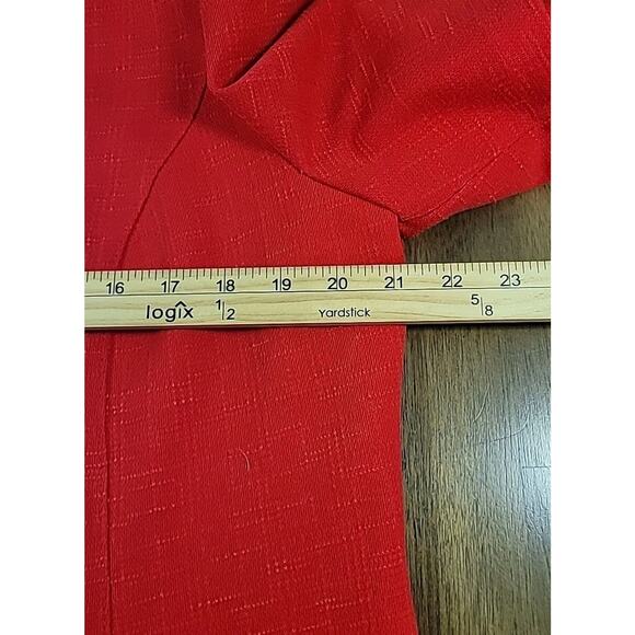 VTG 80s Pablo Collection 14P Red White Pencil Skirt & Jacket Sexy Secretary EUC - Picture 8 of 12